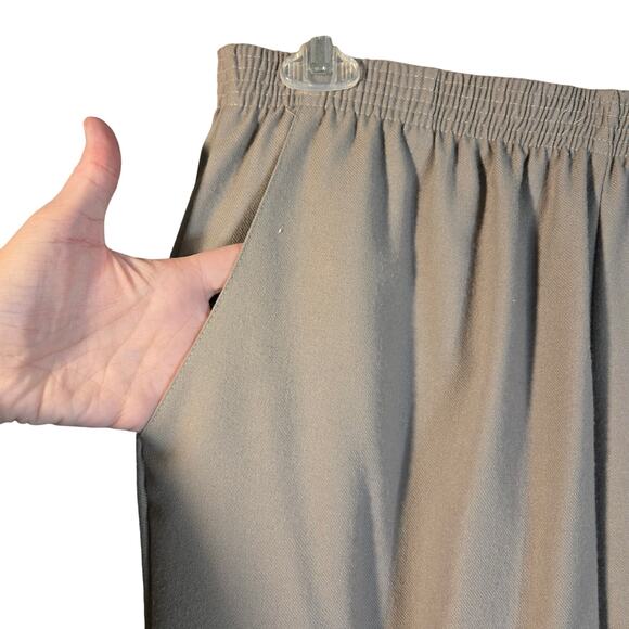 Briggs New York 18W Light Brown/Khaki/Tan Pull On Pants/Trousers [0458] - Picture 4 of 8